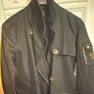 Lauren.. Jeans… Black Jean Jacket.. Size Large.. with LRL patch on the arm..